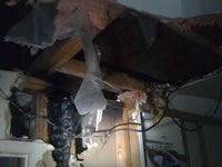 Fire caused by handyman electric work 1