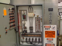 High pressure boiler control cabinet