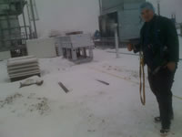 Install new roof for refrigeration equipment 3